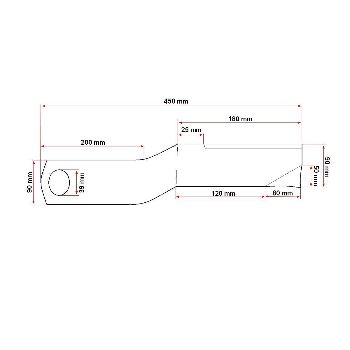 450mm knife for Breckner Germany TB84 9GX-1.5 and TB86 9GX-3.0 choppers