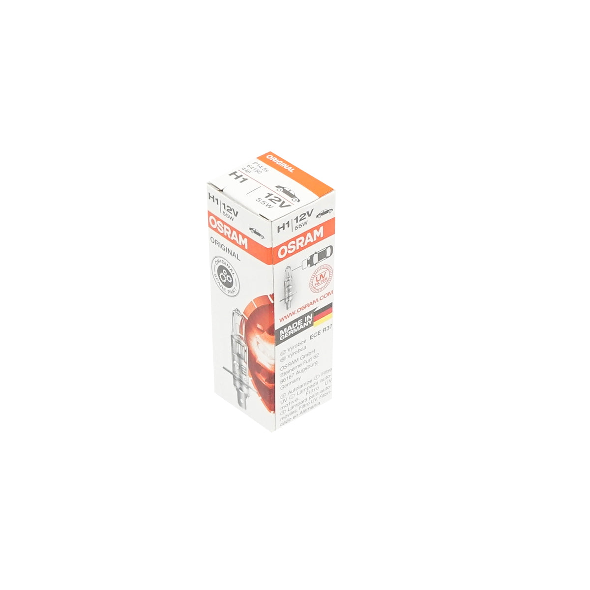 Halogen bulb H1 12V/55W P14.5S Osram