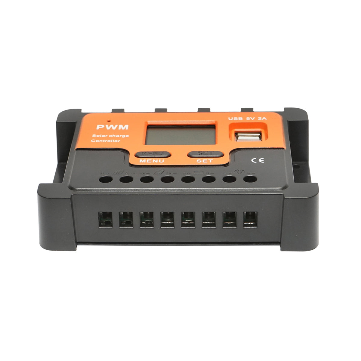 Voltage regulator for solar panel 10A 12V/24V 2X USB port 5V/2A Breckner Germany