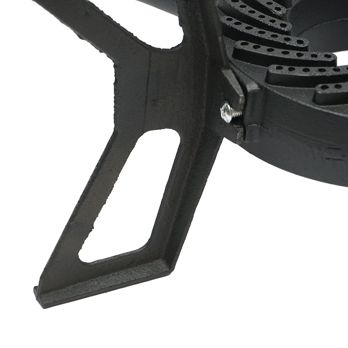 Pirostrie, cast iron gas burner with 3 legs