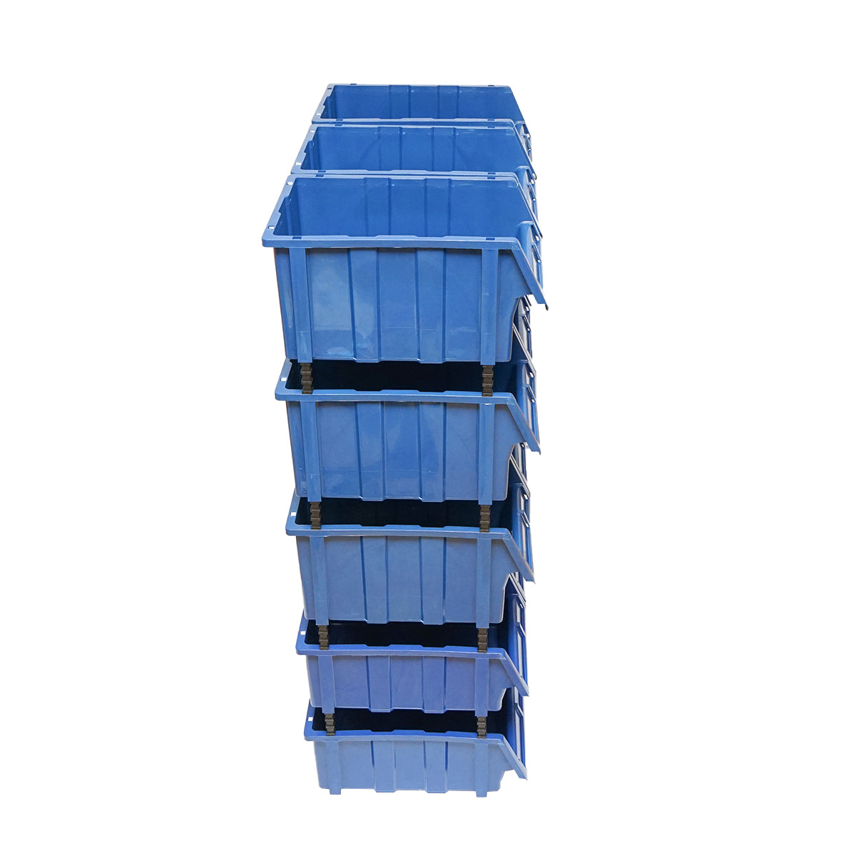 Stand with 15 storage/organization boxes, blue plastic box, 765x400x1100mm