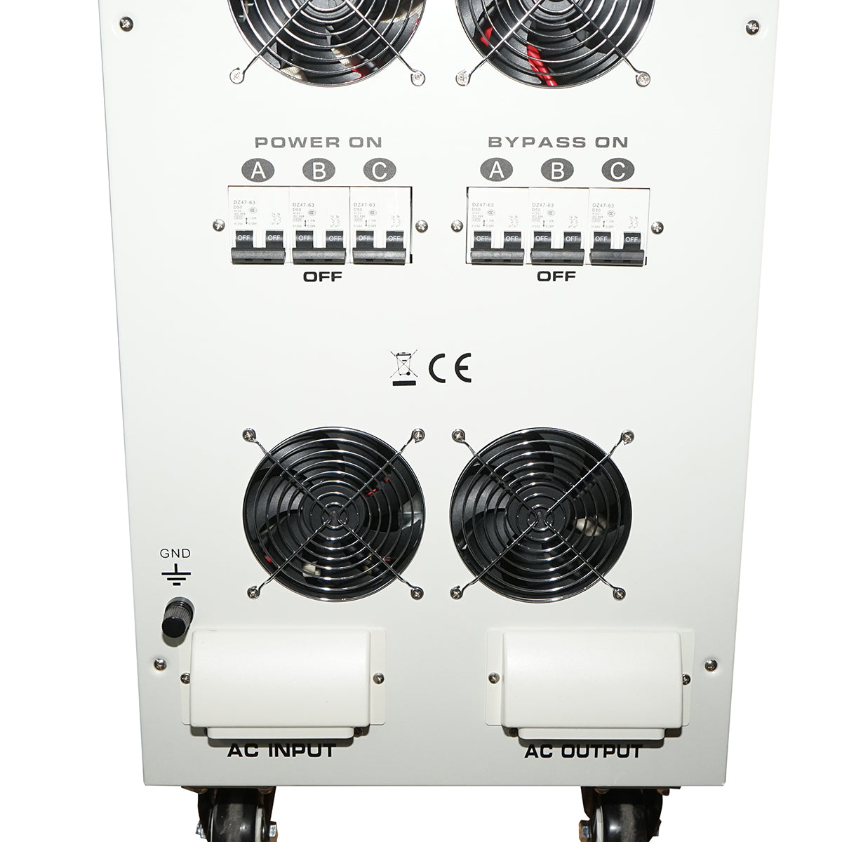 Automatic voltage stabilizer 45KVA, 36KW three-phase with servomotor Breckner Germany