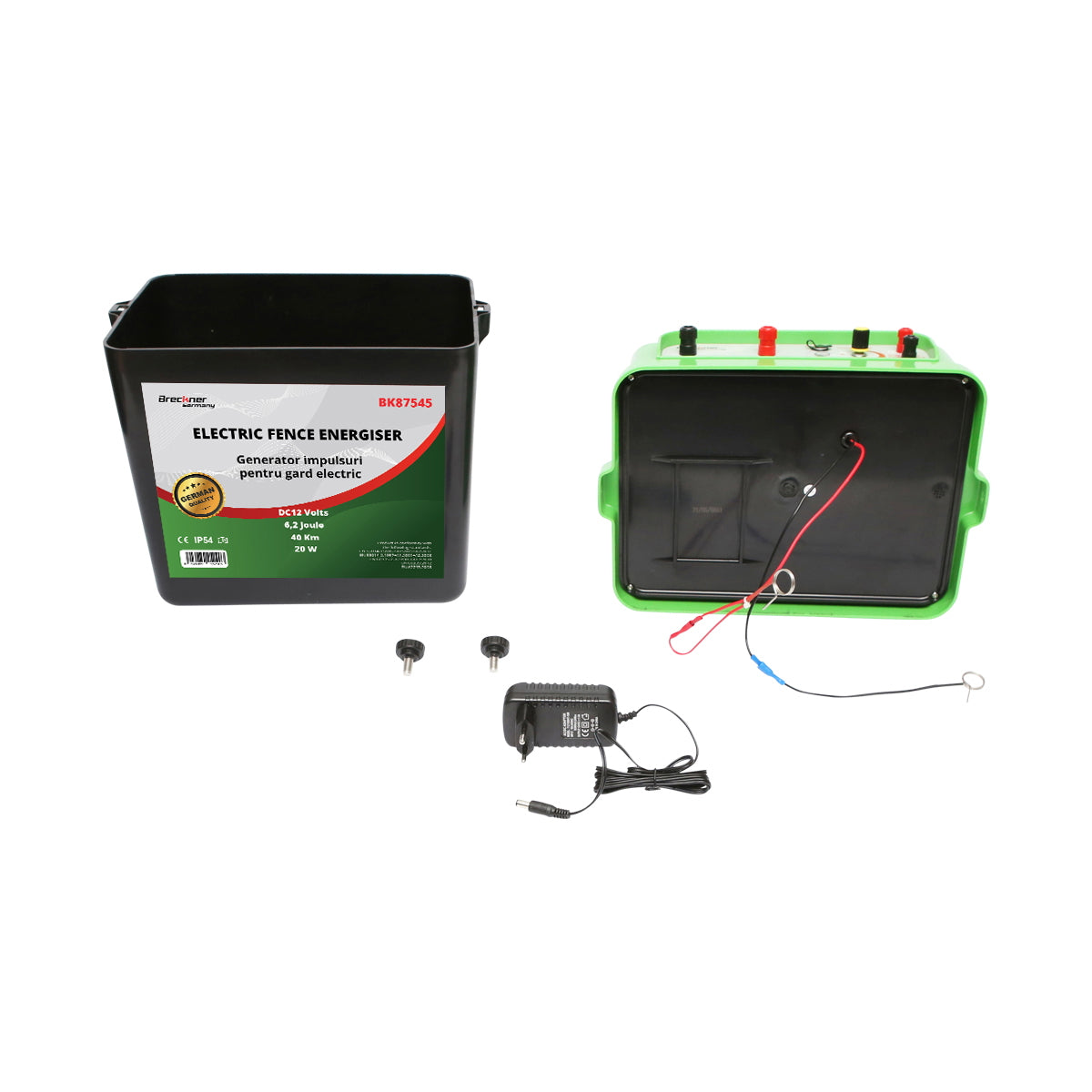 DC 220V/AC 12V pulse generator device 6.2 Joule, 40 km electric fence Breckner Germany
