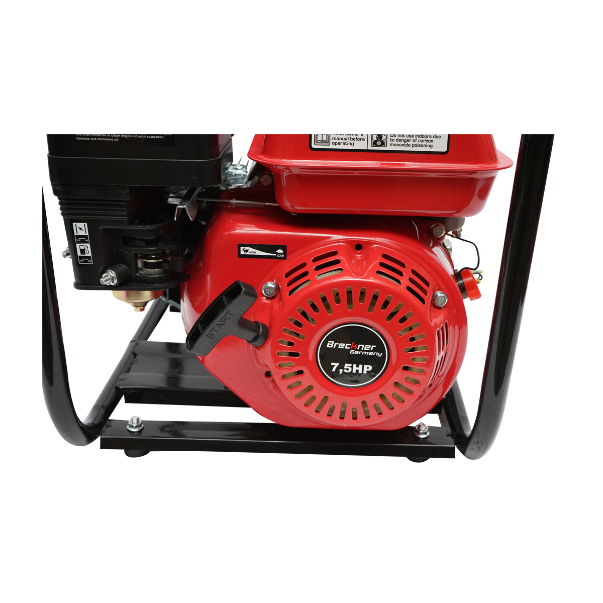 WP30 motor pump type HONDA 7.5 HP, 3 inches, max flow 60m3/h, max depth 8m. Max height 30m Breckner Germany