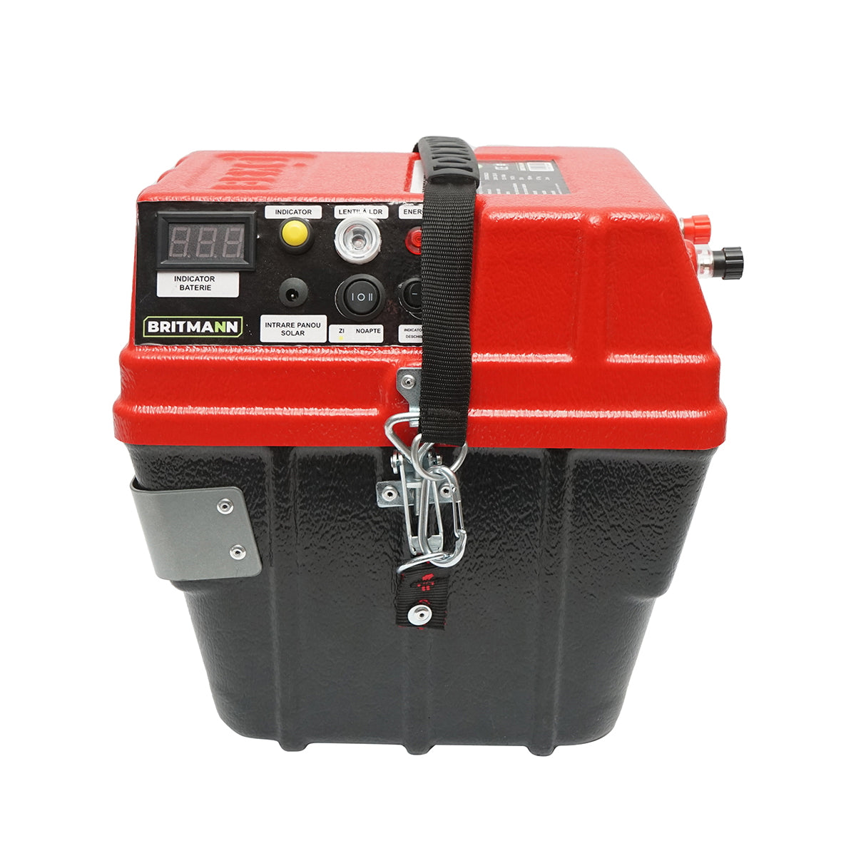 Pulse generator device 6.9 Joules 12-220V with 12V battery, 14A and 20W solar panel