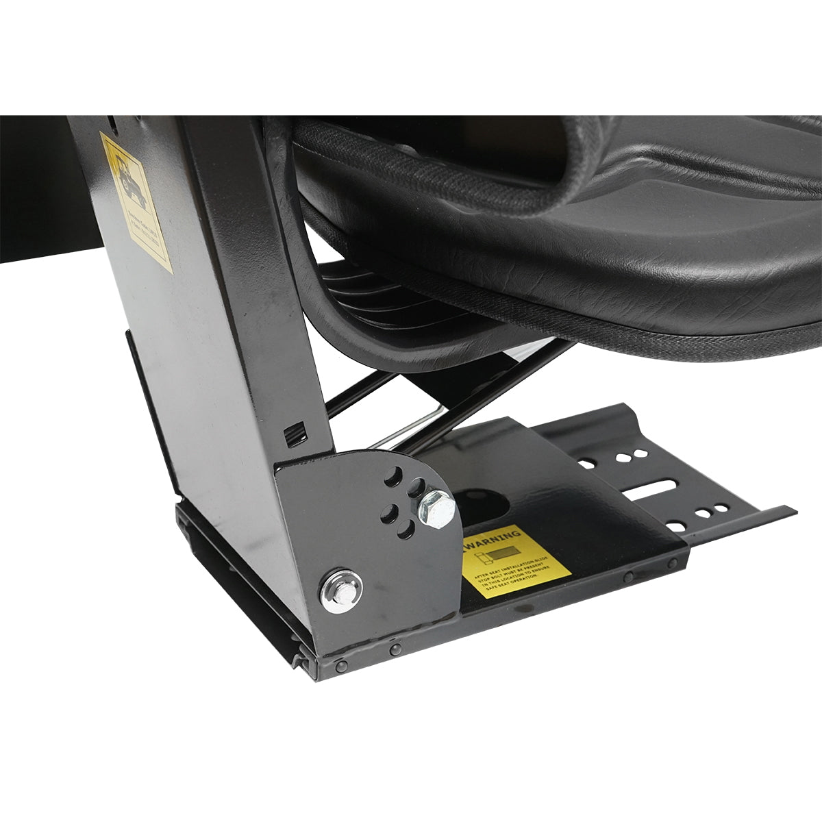 Universal black seat for tractor