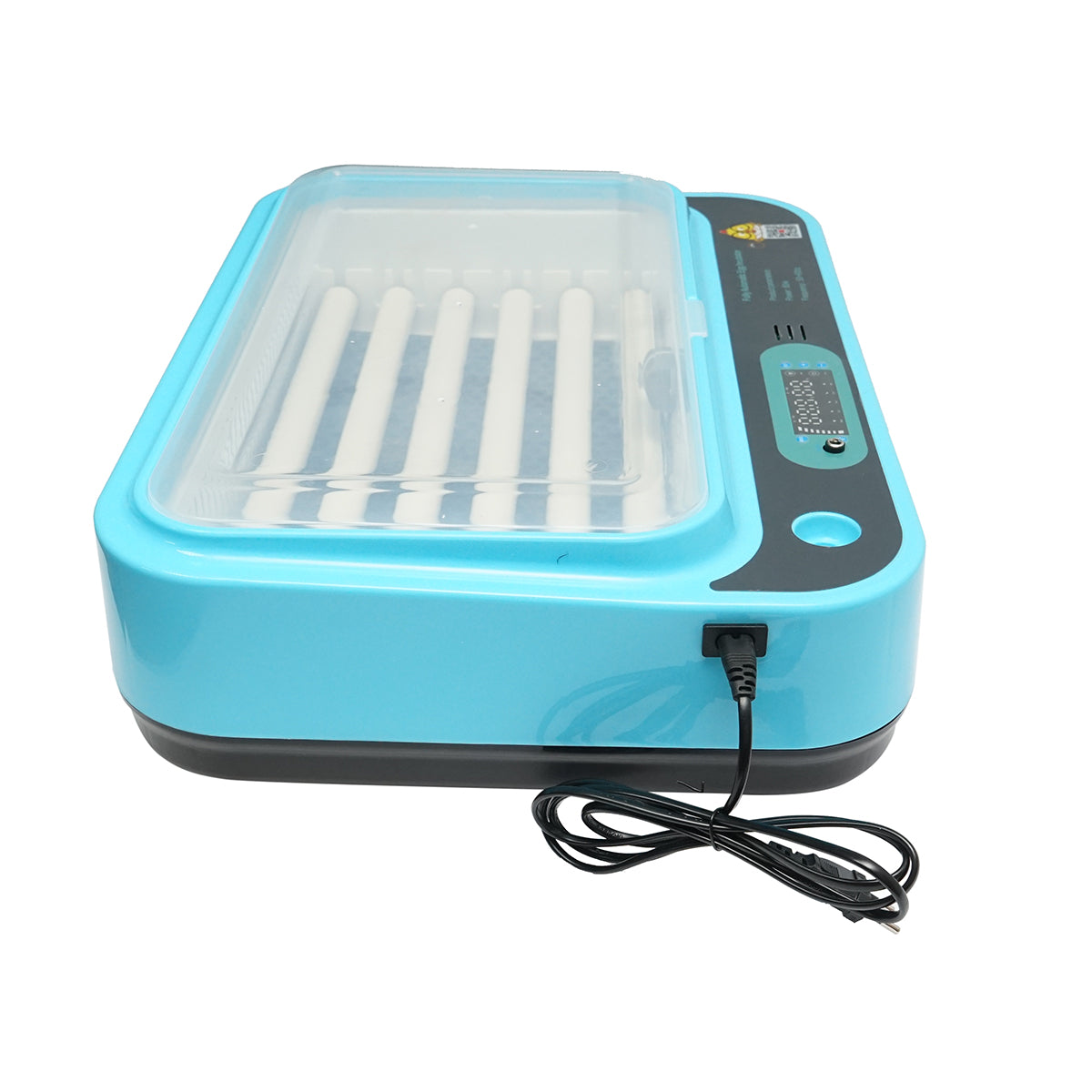 Automatic incubator 36 eggs 80W, 12V-220V, automatic rotation, temperature control, humidity, electronic display