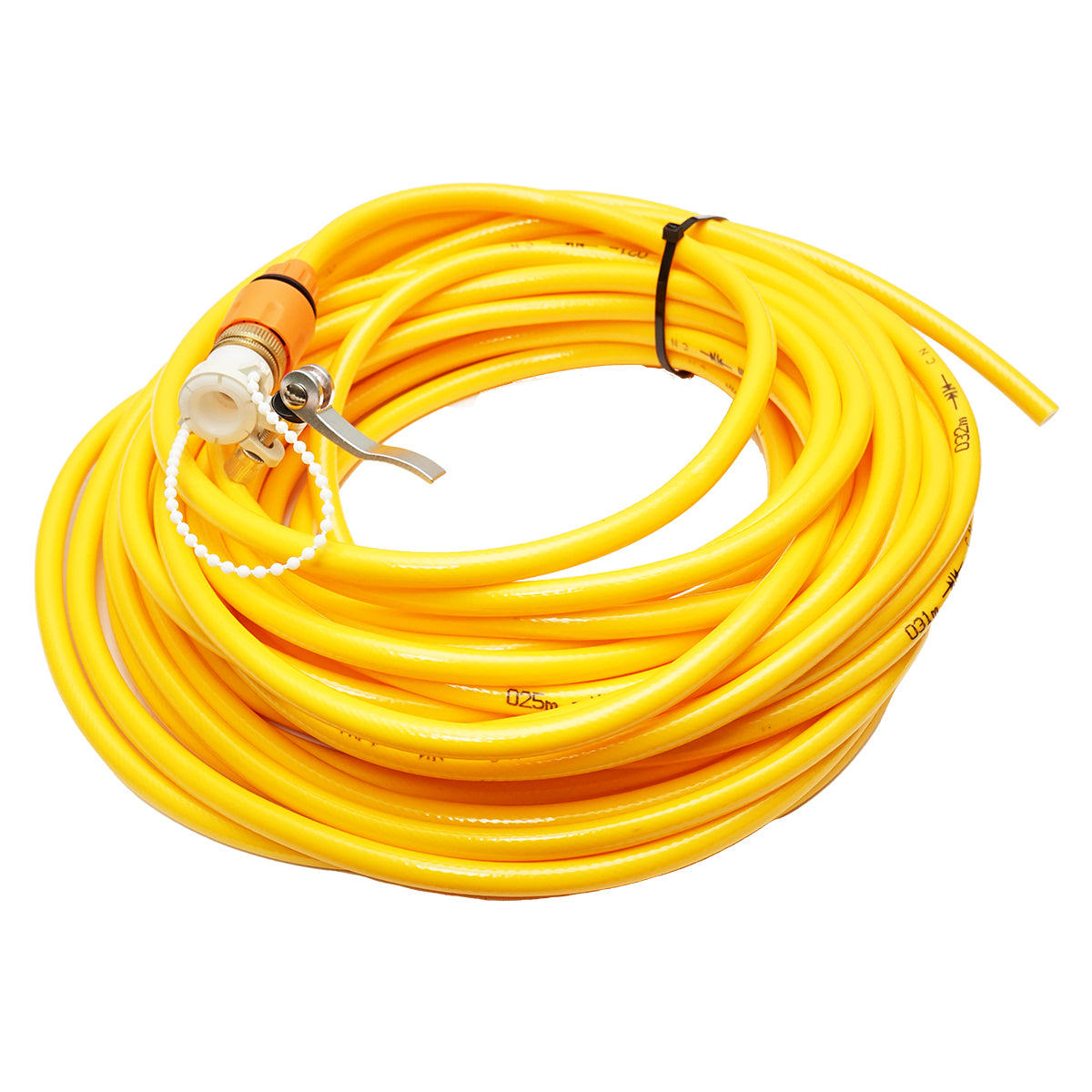 Solar panel cleaning system with 2 brushes and a handle up to 5.5 m