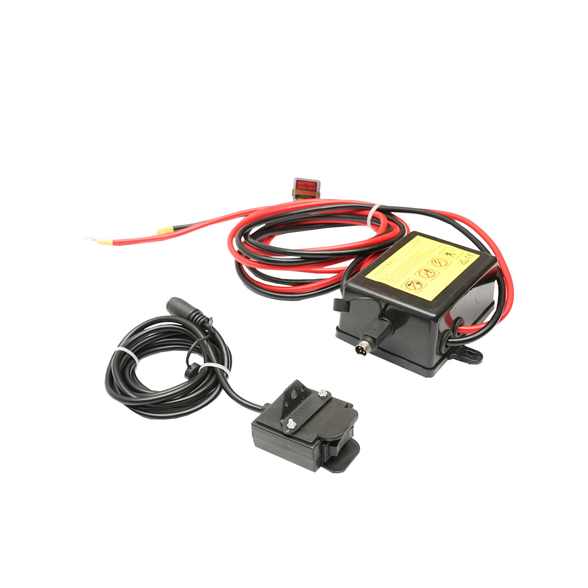 12V electric winch with remote control, 1.6T (3000lbs) steel cable 5x11m, 100A solenoid Breckner Germany