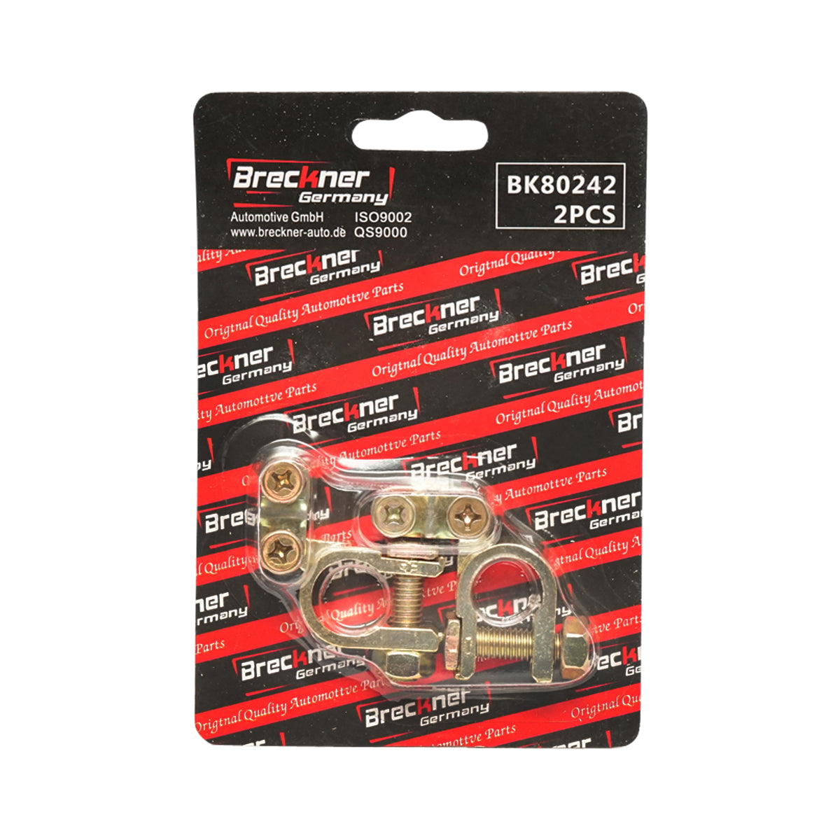 Copper battery terminals with screw fastening Breckner Germany