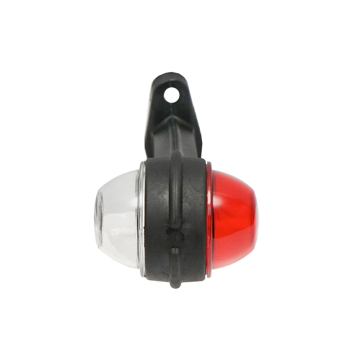 Side marker lights with LED 24V, red-white, hard PVC /set