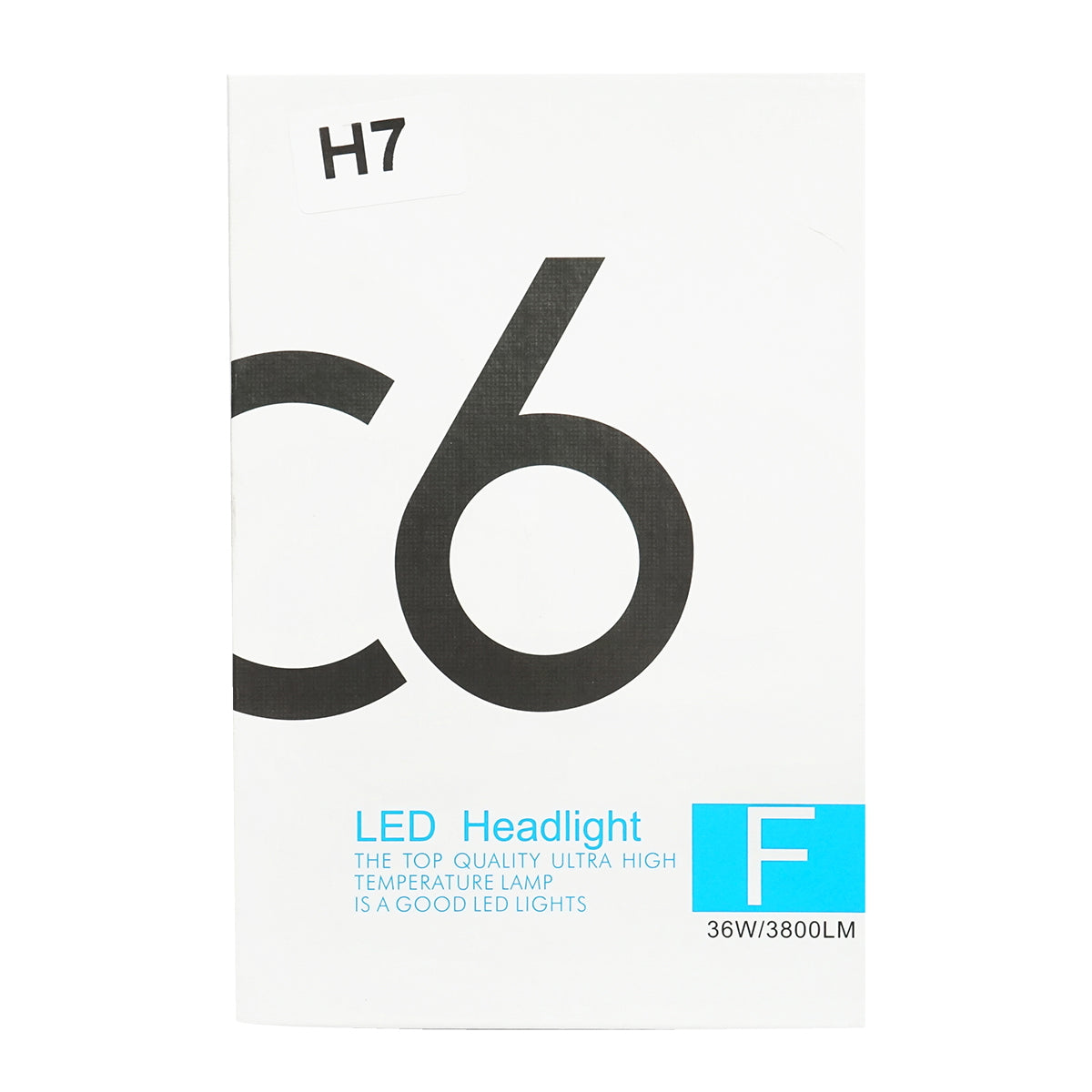 Set of 2 LED bulbs H7 36W/3800LM C6-H7, 12V, 6500K