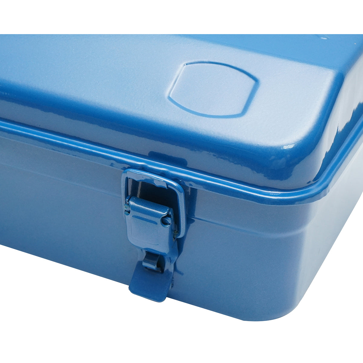 Blue metal tool box 420x170x120mm Breckner Germany