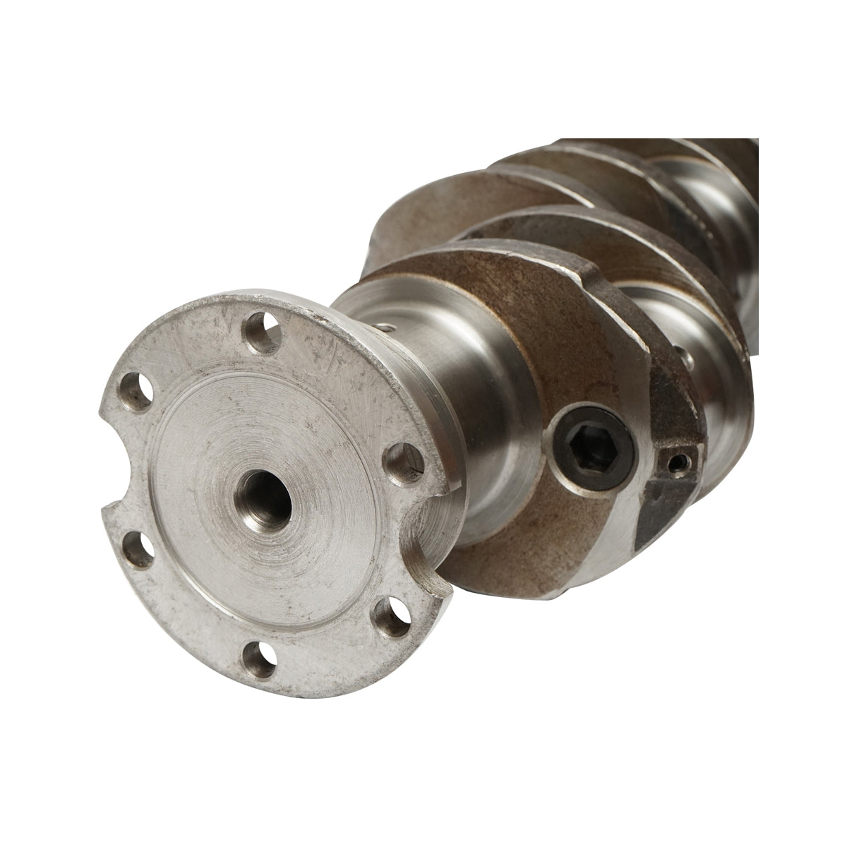 Curved crankshaft on forged bearing and UTB U-650 (with lubrication plugs)