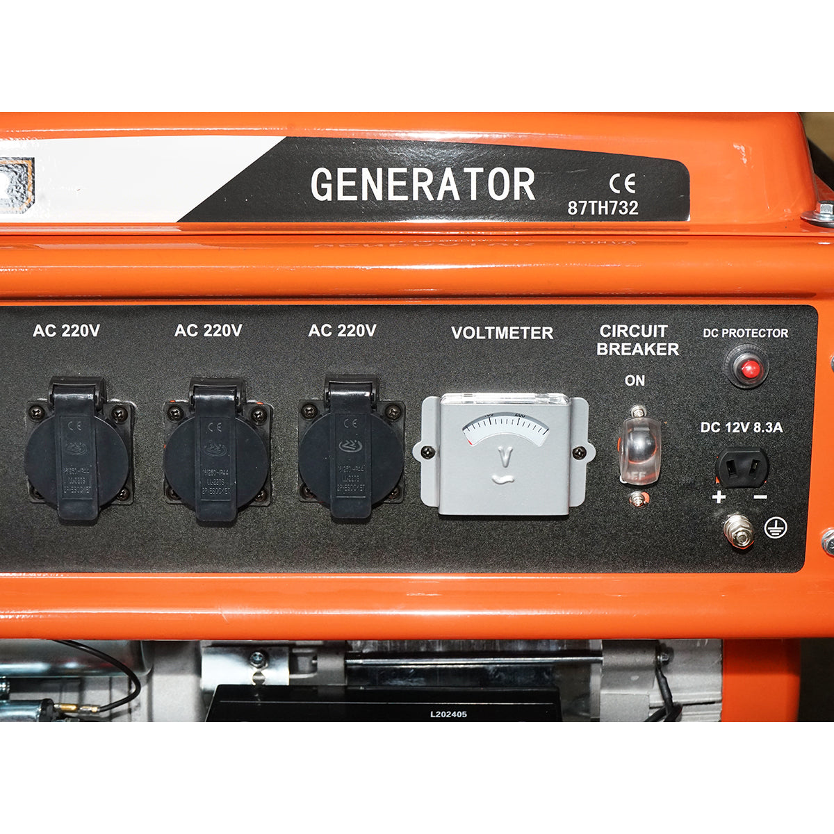 220V electric generator, 5.5KW gasoline Thor