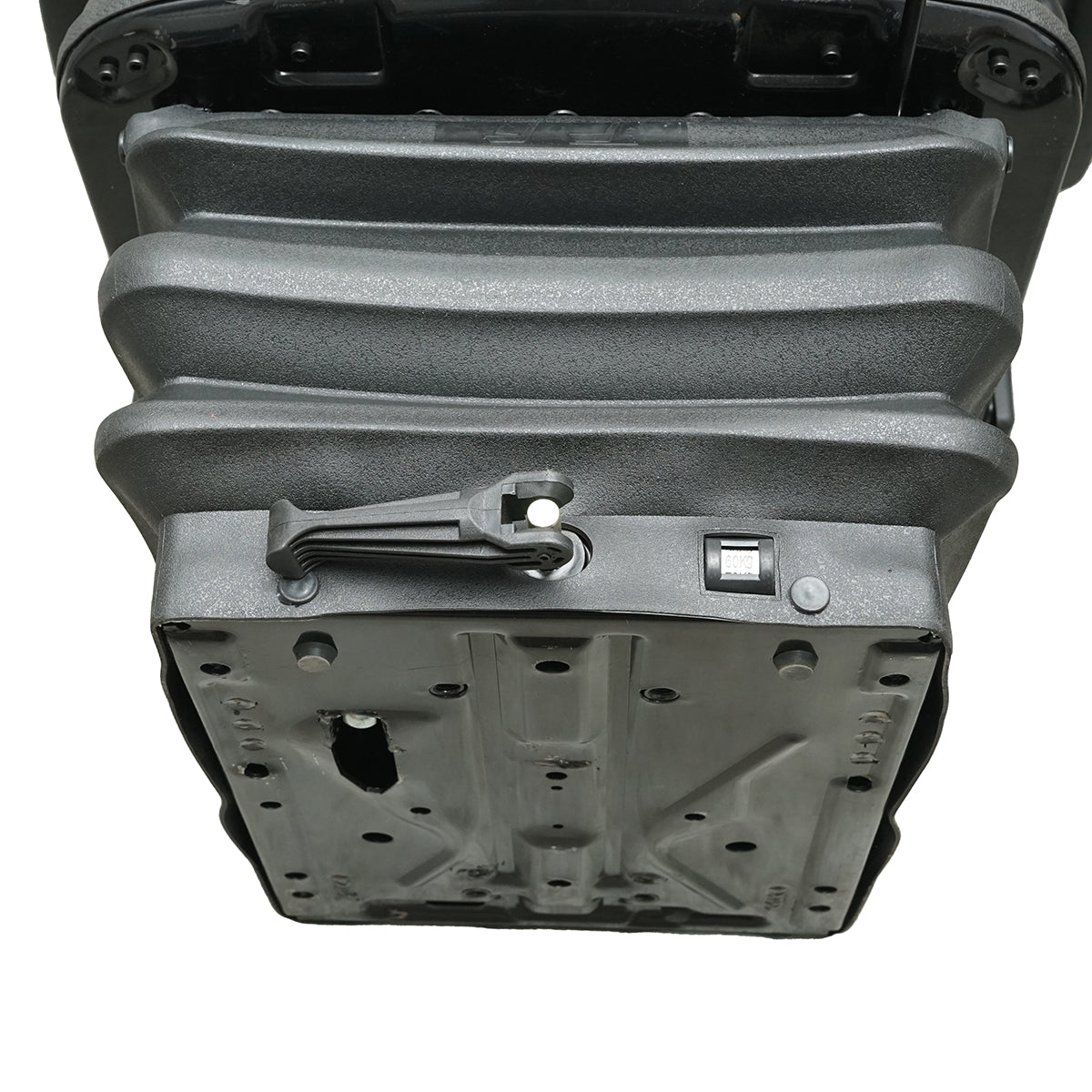 Universal seat with seat belt and armrests, mechanical suspension for tractors and industrial machines, forklift