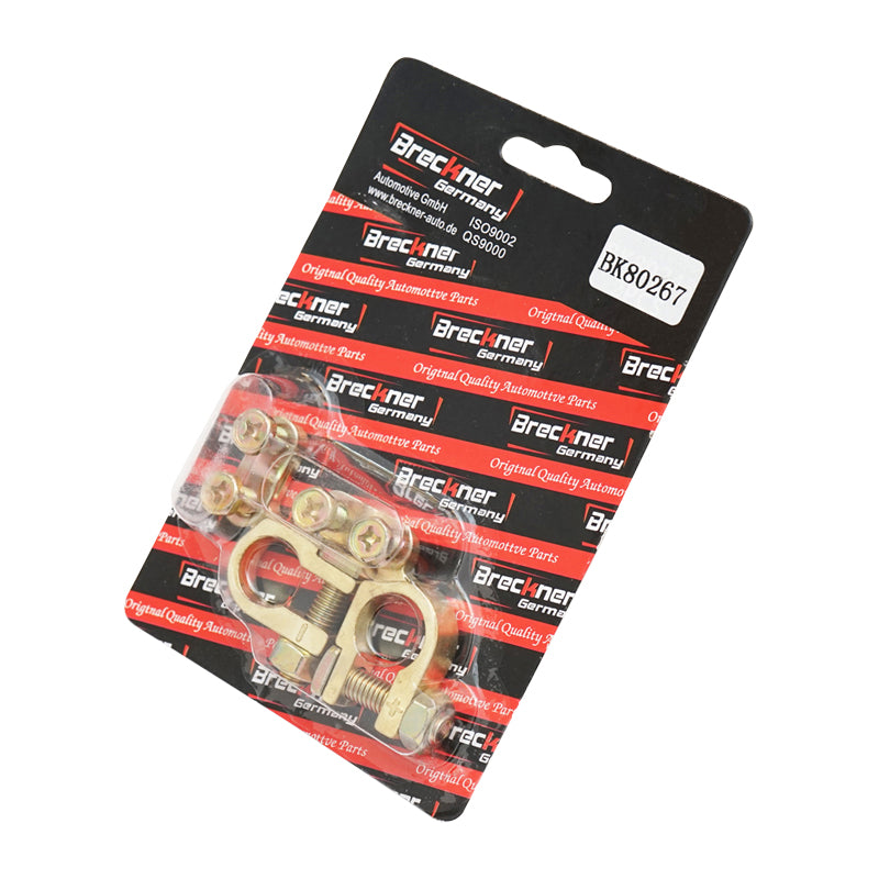 Breckner Germany copper battery terminals set