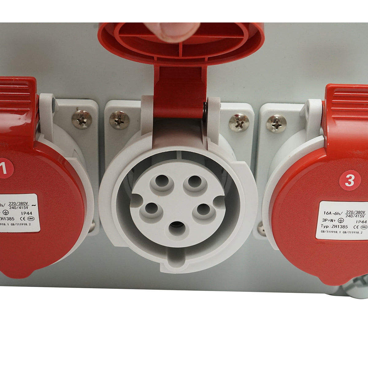 Group prize board for site organization 2x230V/16A, 3x415V/16A, 330x330x170mm IP44/67 SUNTREE