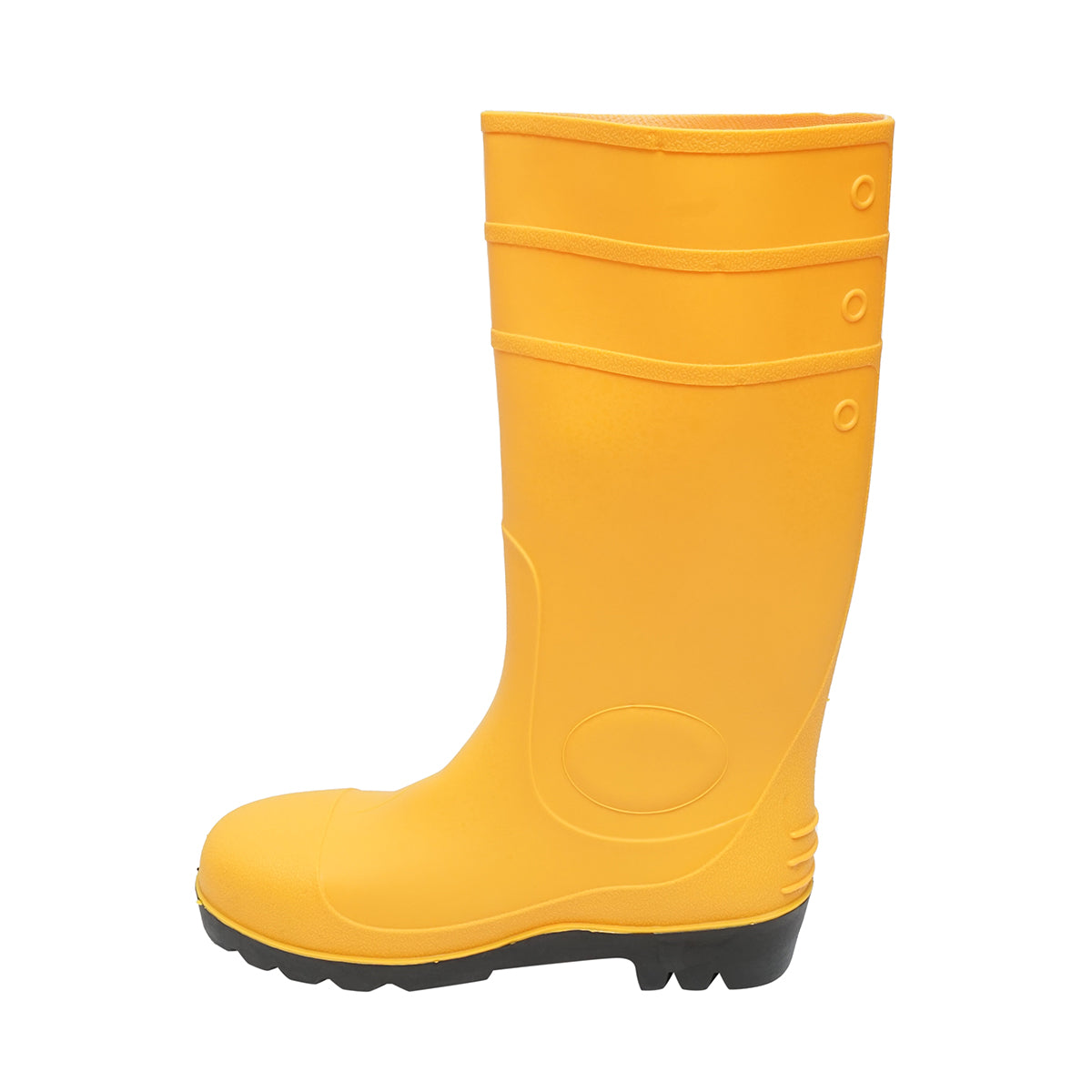 Rubber work boots, yellow, size 43 Crownman