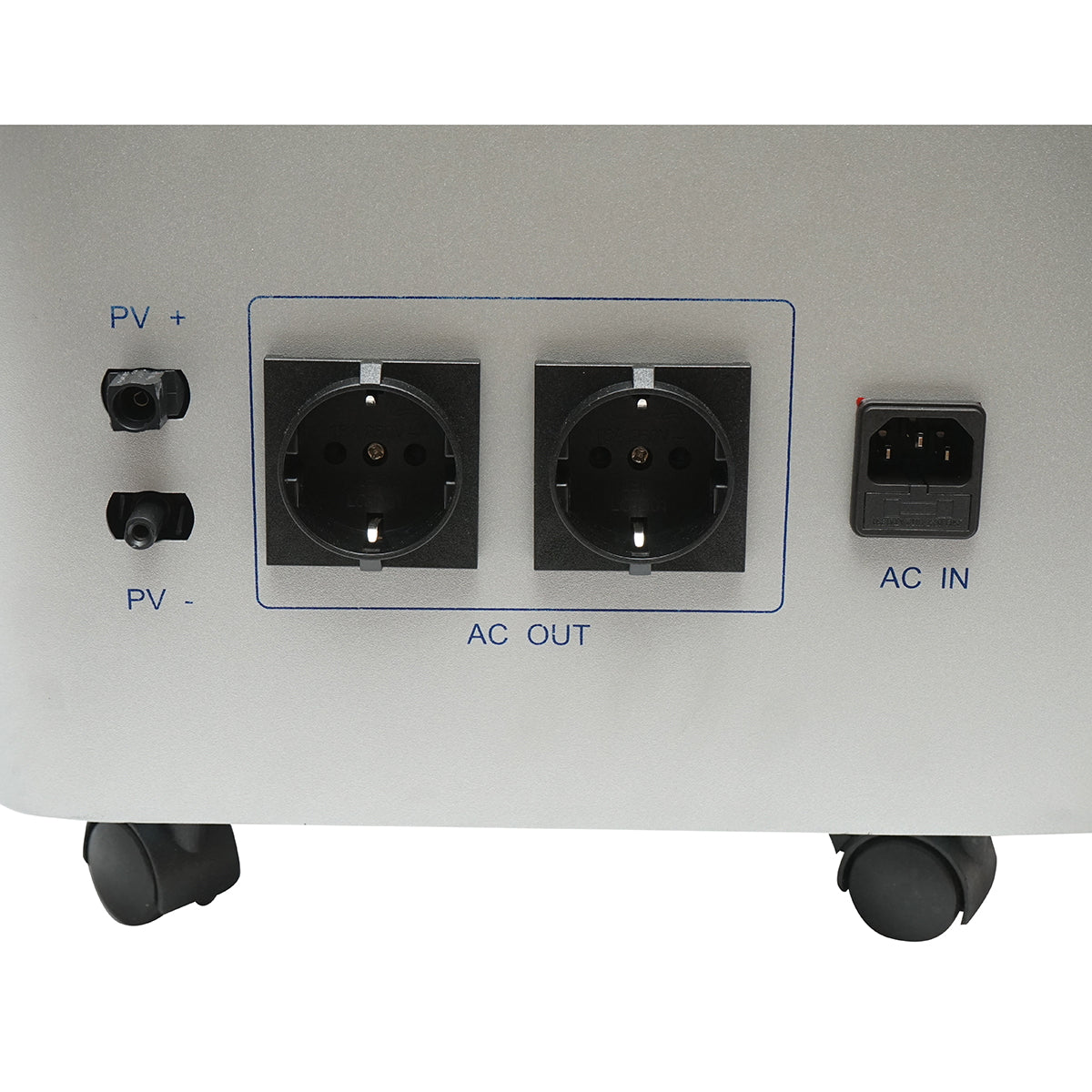 Portable station 2000W with LifePO4 battery 2016Wh, 2 LED bulbs 3W and 200W solar panel