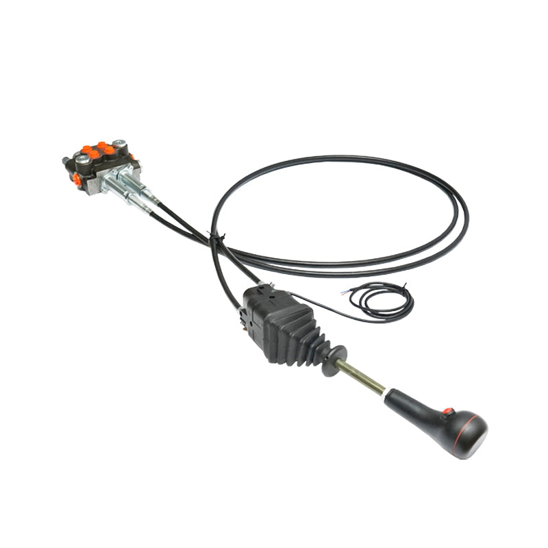 Hydraulic distributor with joystick, cable length 2.5m pressure 250 bar flow 40L/min Breckner Germany