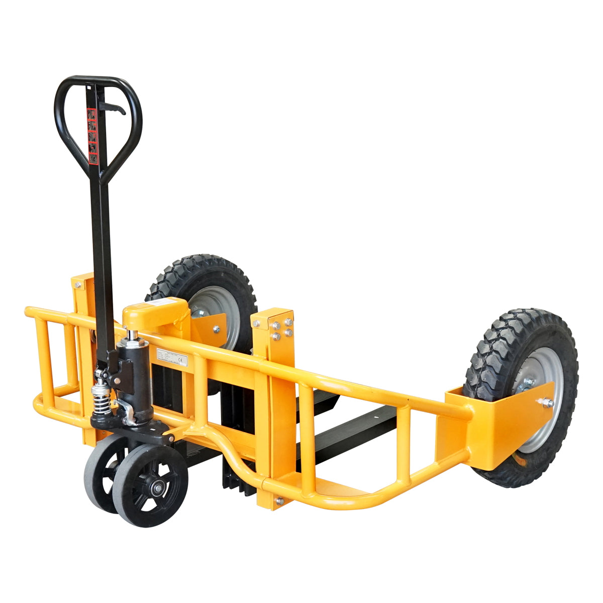 Pallet truck for rough terrain, maximum load 1T, fork length 800mm