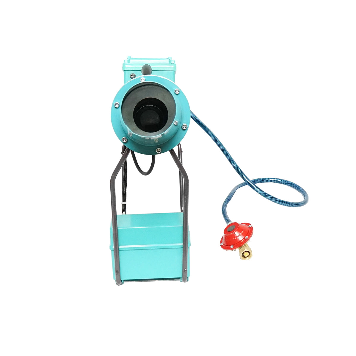 Electric bat on battery with 220V socket charger, gas explosion to scare birds Breckner Germany