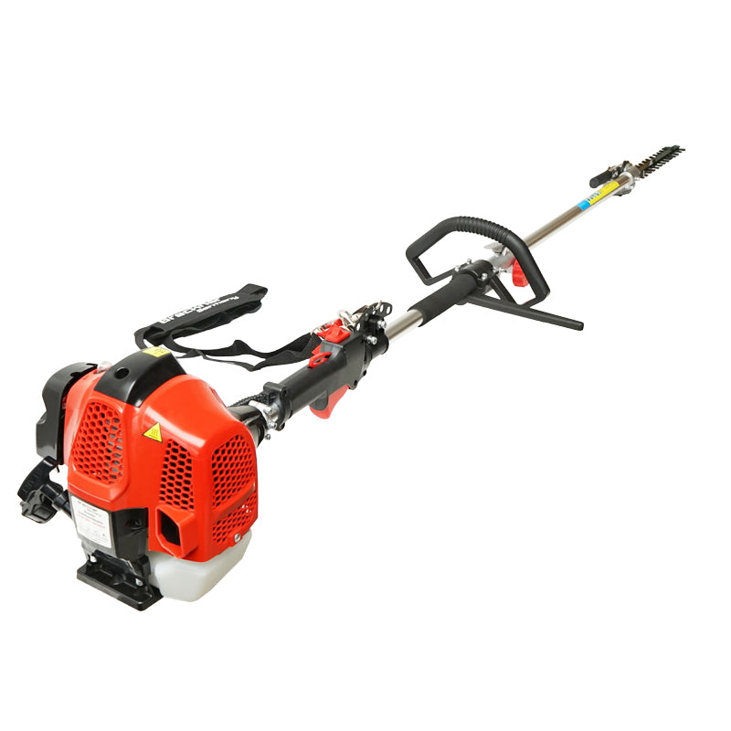 4 in 1 multifunctional gasoline lawn mower 1 cylinder 0.9kW/9000rpm. 25cc Breckner Germany