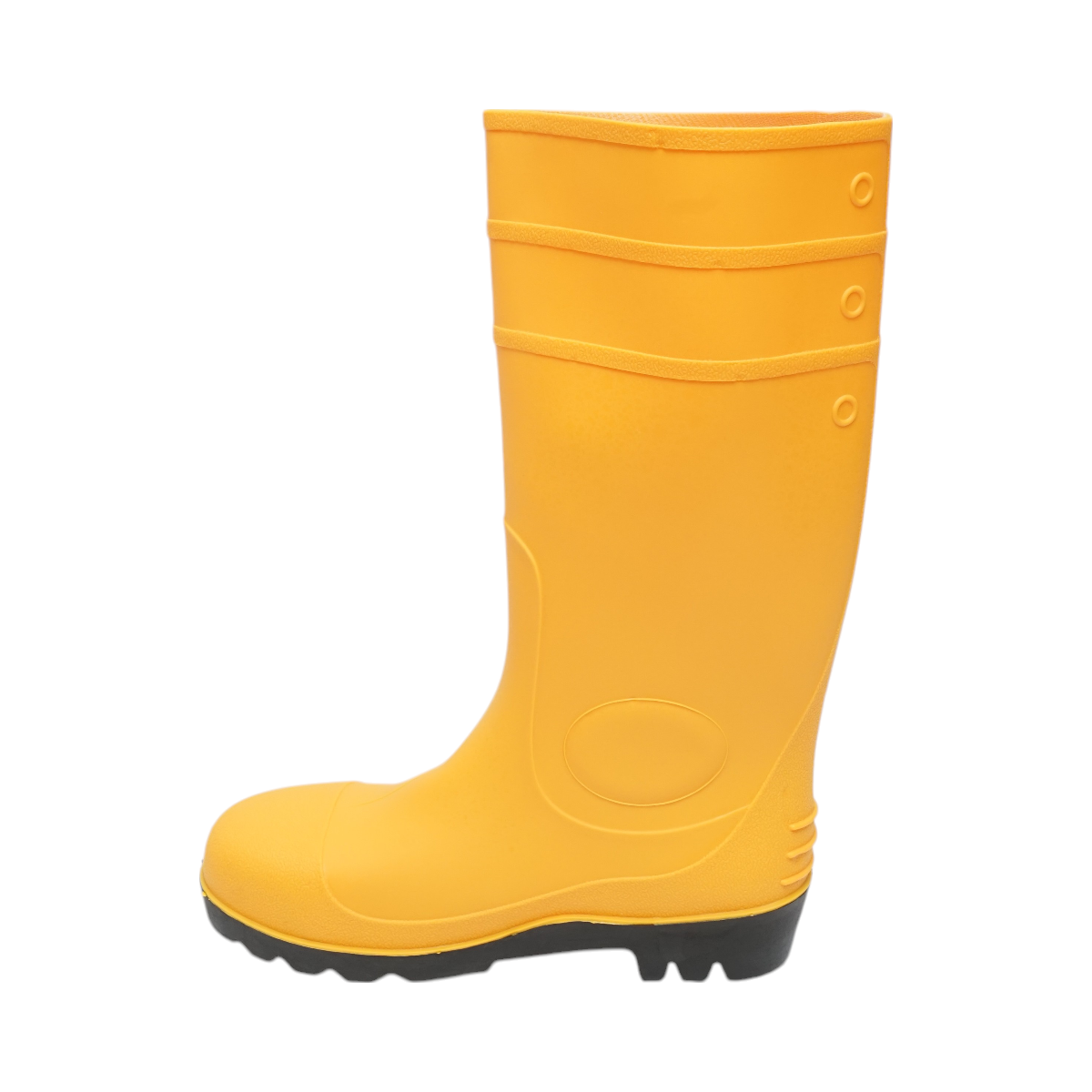 Rubber work boots, yellow, size 41 Crownman