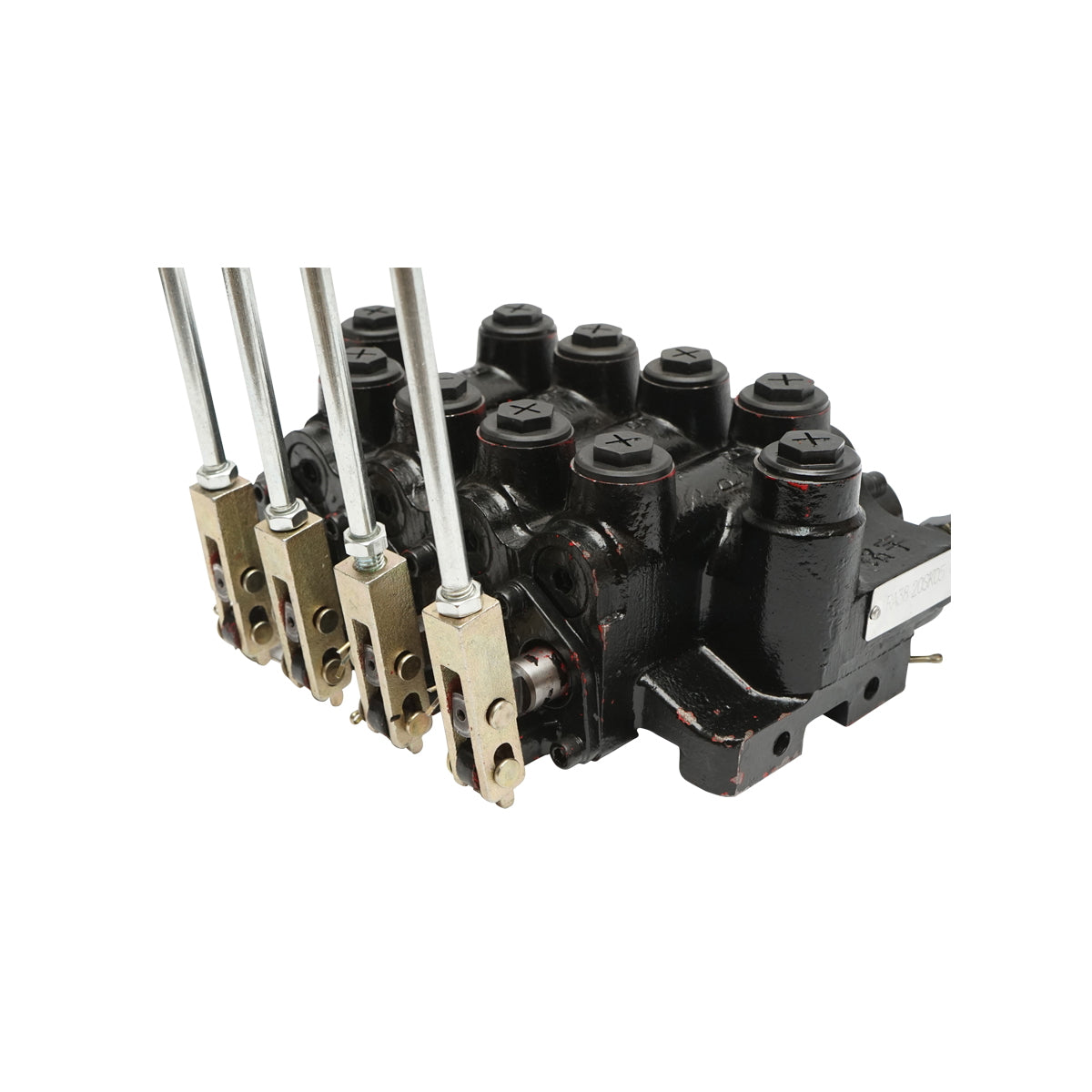 Hydraulic distributor with 4 ways with levers and accessories