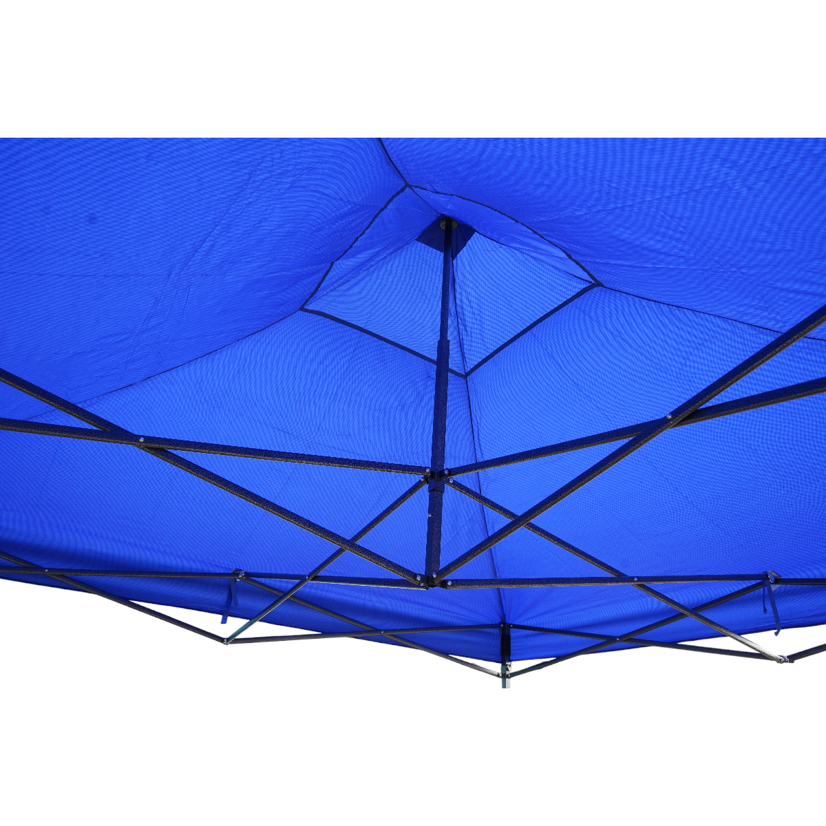 Blue pavilion tent 3x3m, adjustable height, foldable