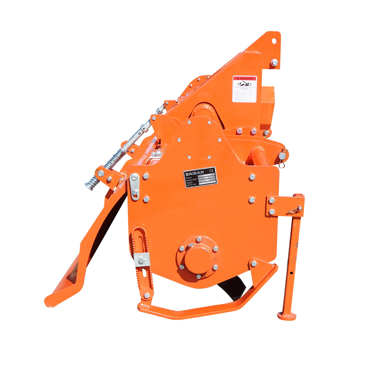 Agricultural tiller with a working width of 220 cm, 54 blades, three-point hitch, including a clutch drive shaft Baisan.