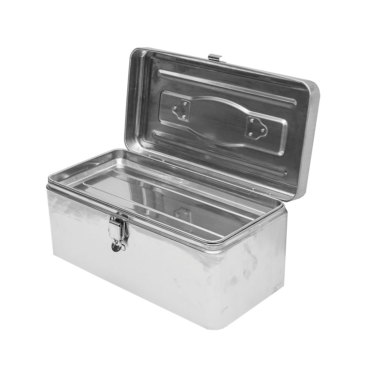 Stainless steel tool box 405x200x175mm Breckner Germany