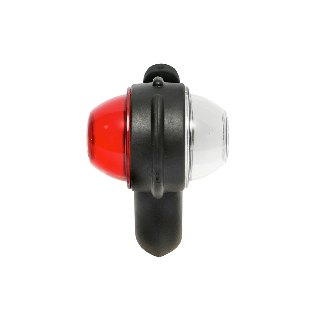 Side marker lights with LED 24V, red-white, elastic PVC /set