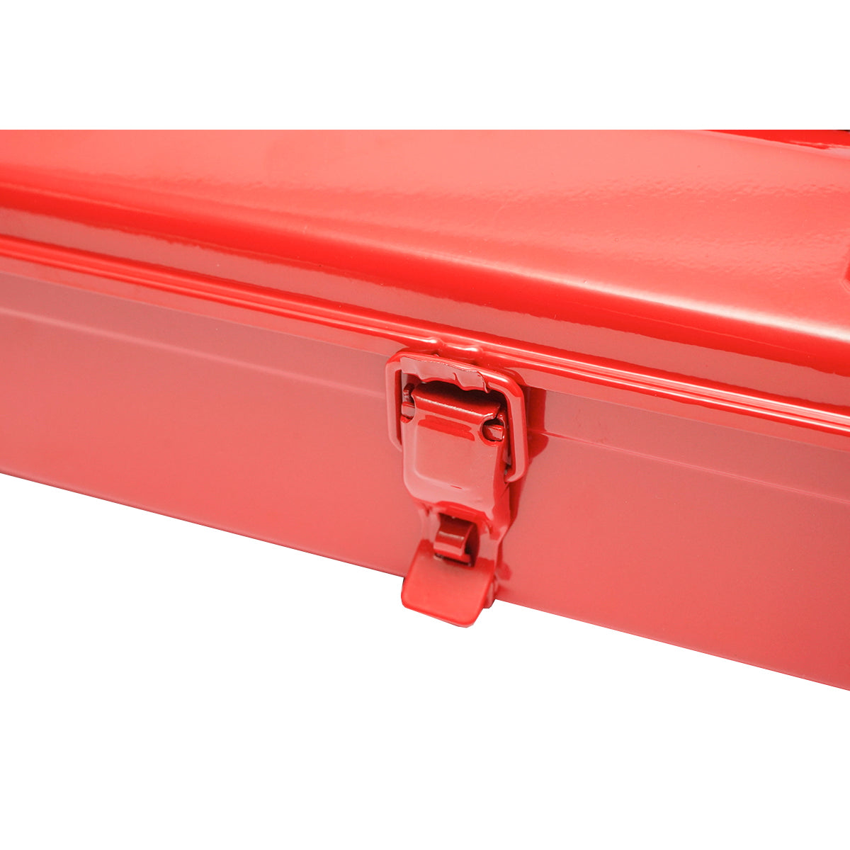 Red metal tool box 305x160x116mm Breckner Germany