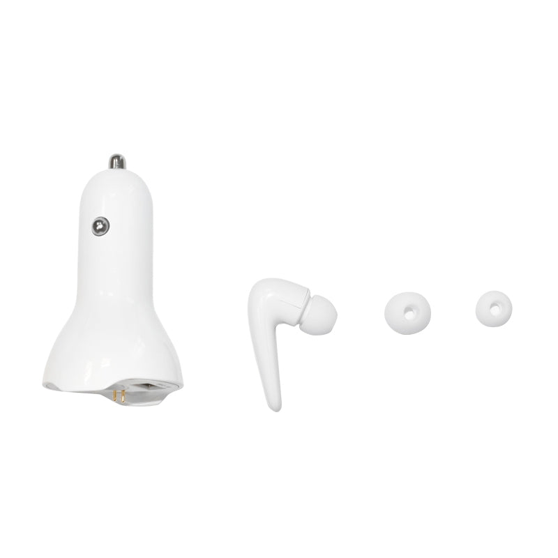 Bluetooth headset with car charger type cigarette lighter