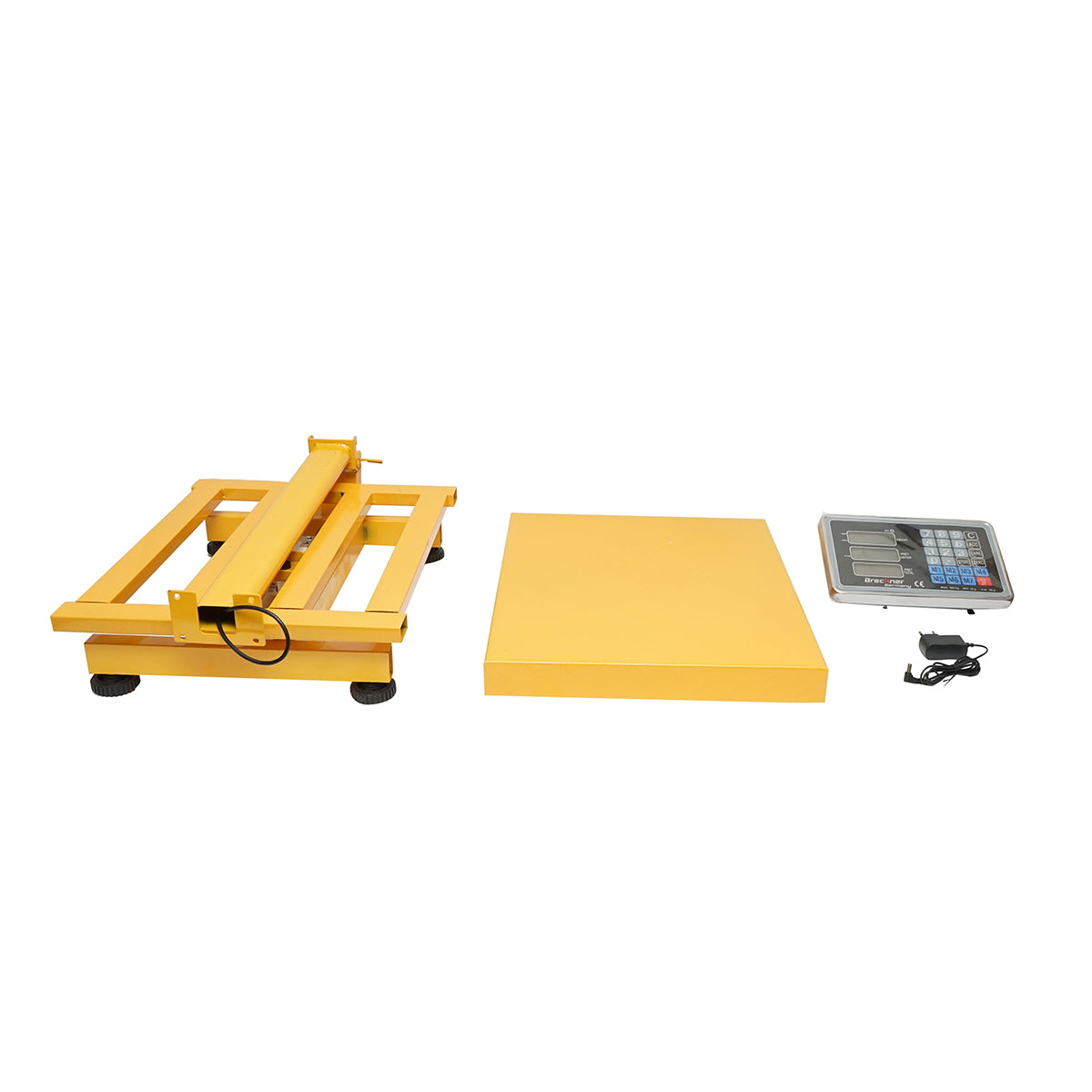 Electronic platform floor scale 350 Kg with folding arm, LCD screen Breckner Germany
