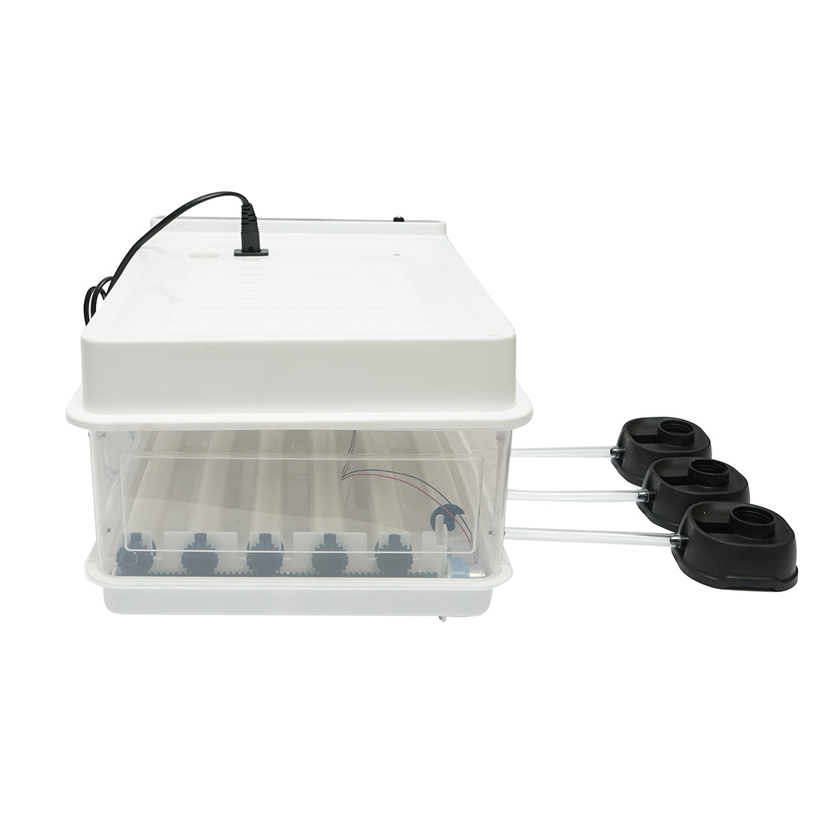 Automatic incubator 30 eggs 50W, 12V-220V, automatic rotation, temperature control, humidity, electronic display
