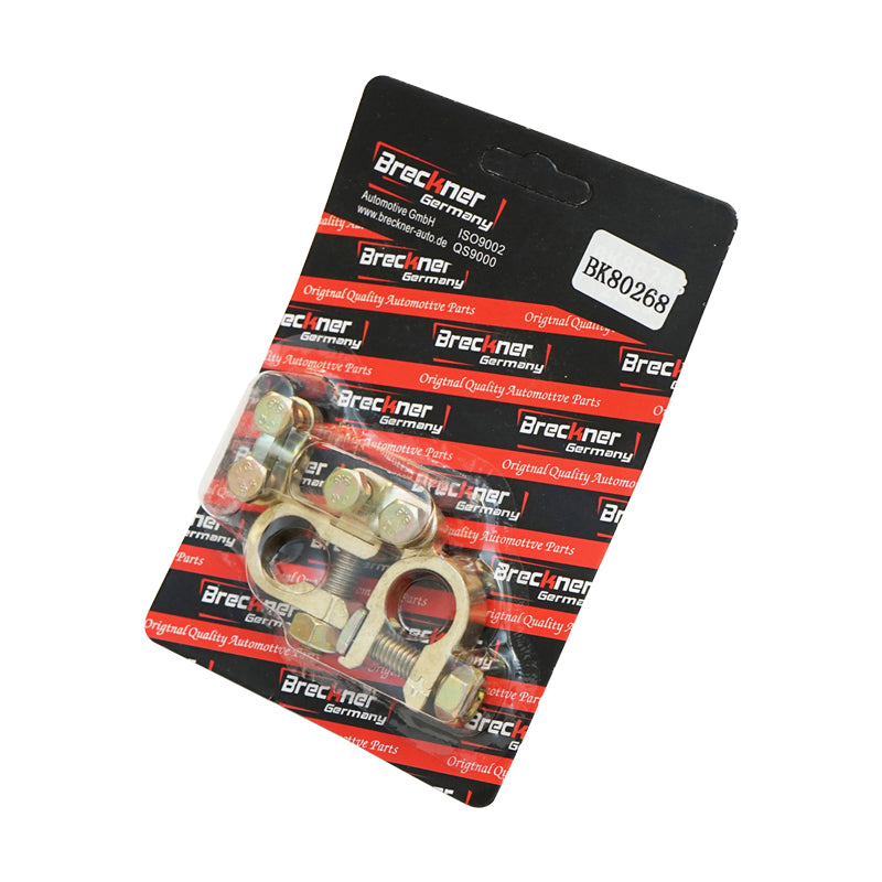 Set of copper battery terminals Cu+ Breckner Germany