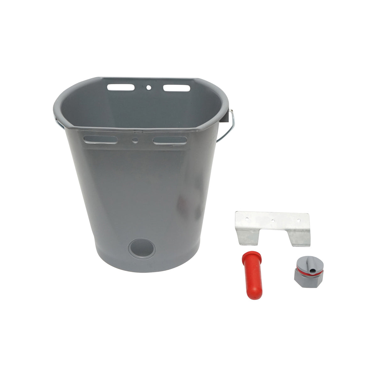 Water feeder - 8L bucket with 1 nipple for feeding calves