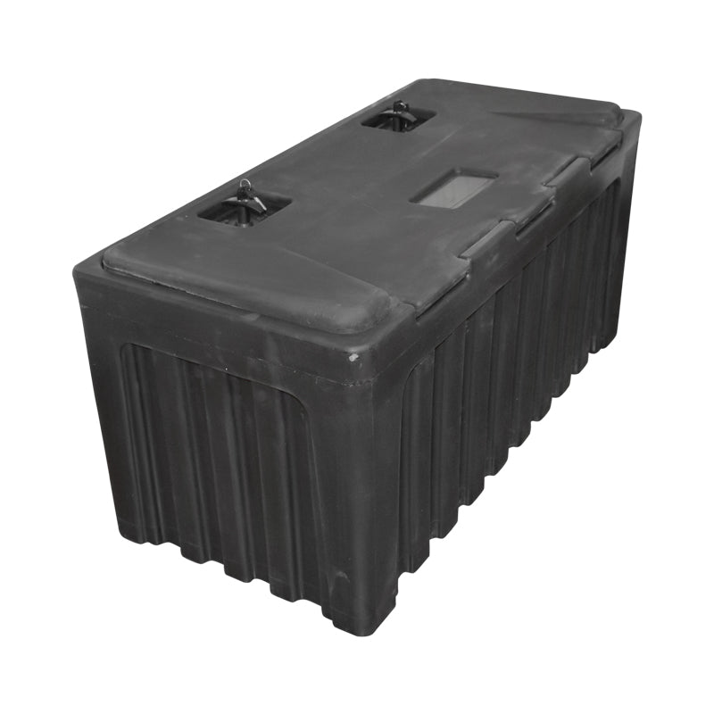 Tool box without support, made of black plastic 480x470x1000 mm