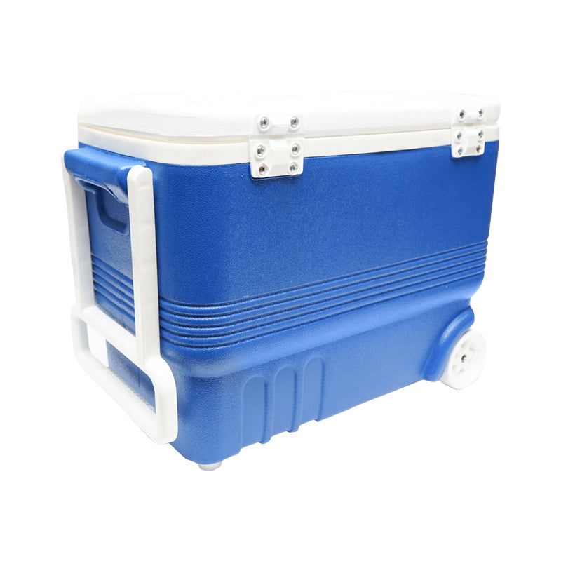 45L blue picnic freezer with wheels 610x330x440mm Breckner Germany