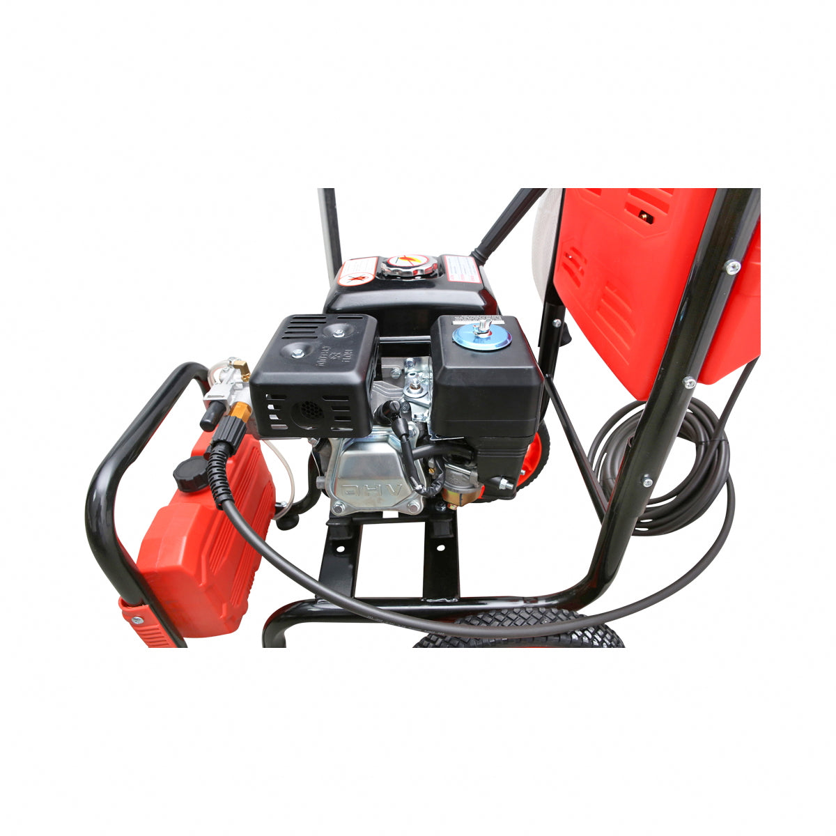 Gas pressure washer 7HP, 200 Bar, flow rate 500l/H with hose and Thor gun
