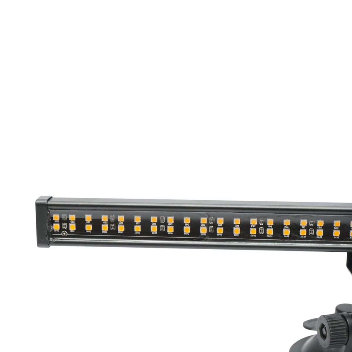 82cm LED strobe bar with suction cups, 60W, 10-30V, yellow, 15 lighting modes