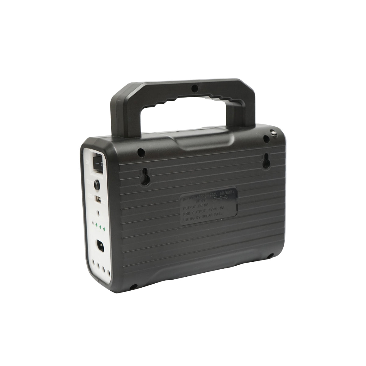 Portable LED lighting kit with 3 bulbs/projector, solar panel FM radio, MP3 and 4500 mAh battery for fishing camping GD-8028COB