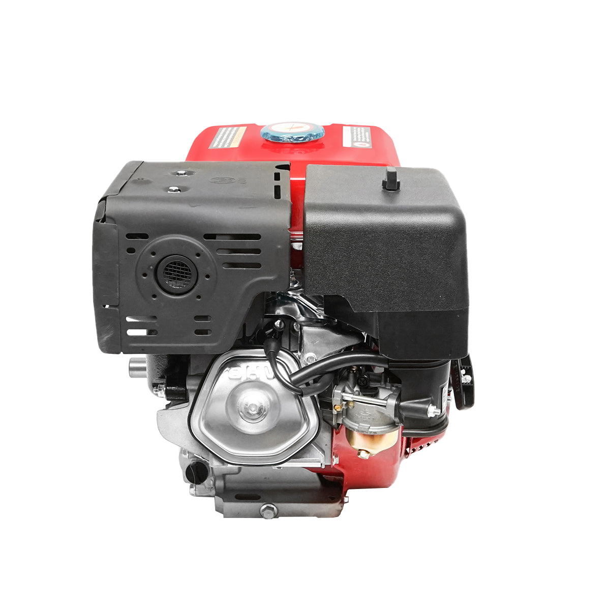Gasoline engine 13HP, 4 strokes, 25mm shear pin shaft, pull start, Breckner Germany