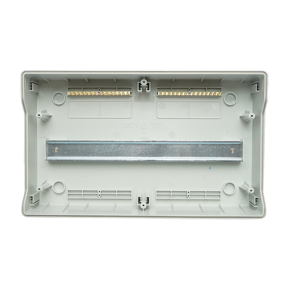 Single row fuse box, 18 modules IP66 Suntree