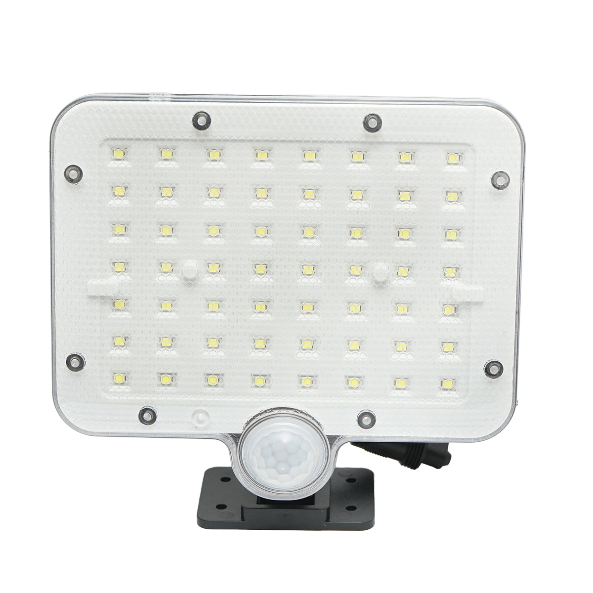 LED solar lamp 250lm with 1W/5.5V solar panel, 3.7V/1.5 Ah battery, remote control, 5m cable and motion sensor IP44 Breckner Germany