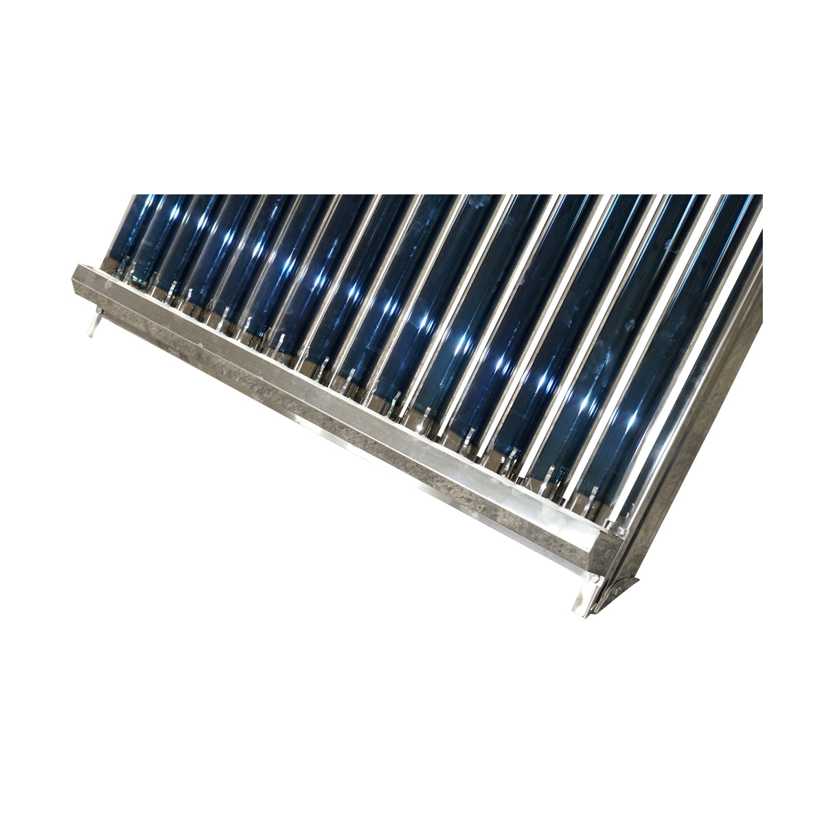 Unpressurized stainless steel solar panel with 15 tubes for hot water, 150L boiler, 1450x490x490mm Breckner Germany