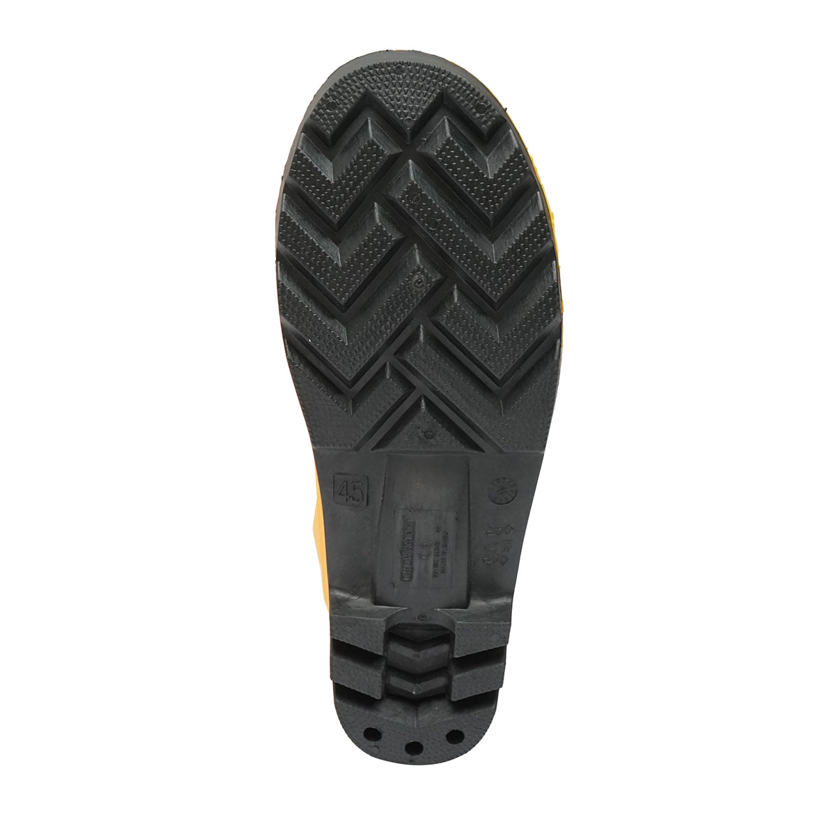 Rubber work boots, yellow, size 45 Crownman